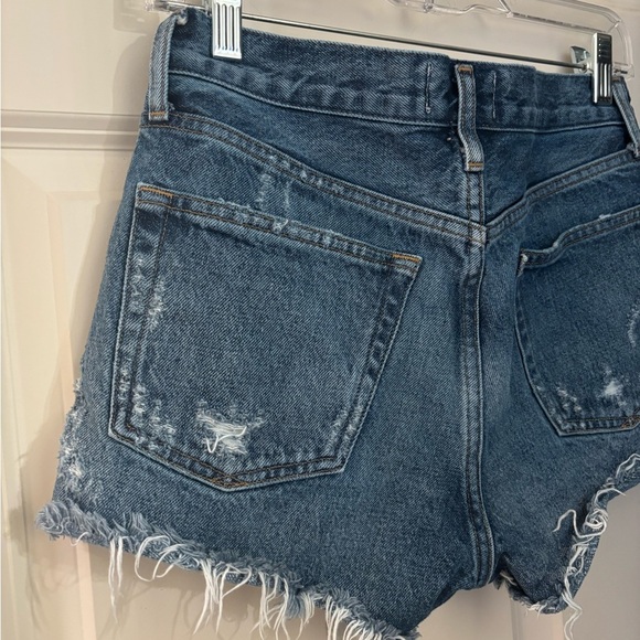 AGOLDE Parker 100% Regenerative Cotton Denim Cutoff Shorts, Size 25 - Picture 8 of 15